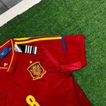 Camisa Espanha Home 2012/13 – Xavi #8 – Vermelha – Torcedor