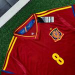 Camisa Espanha Home 2012/13 – Xavi #8 – Vermelha – Torcedor