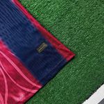 Camisa Barcelona Travis Scott Skeleton - Retrô Versão Jogador – 2000/2001 – Azul Grená