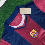 Camisa Barcelona Travis Scott Skeleton - Retrô Versão Jogador – 2000/2001 – Azul Grená