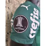 Camisa modelo Palmeiras Final Libertadores 2021 com patch libertadores Torcedor