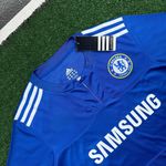 Camisa Chelsea Home I 09/10 – Ballack #13 – Azul – Torcedor Masculina