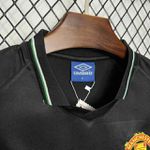 Camisa Manchester United Third III 98/99 – Preta – Umbro – Retrô Masculina