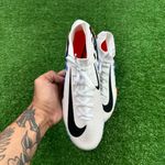 Chuteira Society Nike Air Zoom Mercurial Vapor 16 Elite (TF) – Branco/Azul (BOTINHA)