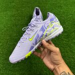 Chuteira Society Nike Air Zoom Mercurial Vapor 16 Elite (TF) – LILÁS/VERDE