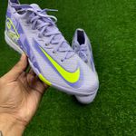 Chuteira Society Nike Air Zoom Mercurial Vapor 16 Elite (TF) – LILÁS/VERDE