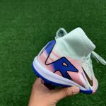 (BOTINHA) Chuteira Society Nike Air Zoom Mercurial Superfly 10 Elite (TF) – Branco/Azul