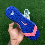 (BOTINHA) Chuteira Society Nike Air Zoom Mercurial Superfly 10 Elite (TF) – Branco/Azul