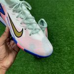 (BOTINHA) Chuteira Society Nike Air Zoom Mercurial Superfly 10 Elite (TF) – Branco/Azul