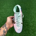 (BOTINHA) Chuteira Society Nike Air Zoom Mercurial Superfly 10 Elite (TF) – Branco/Azul