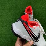 Chuteira Society Nike Tiempo (tf) - Branco/laranja (NIKE PRETO)