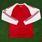 Manga Longa Arsenal Home I 25/26 – Vermelha – Torcedor Masculina (BORDADO)