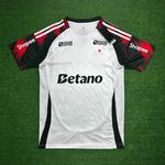 Camisa Flamengo Away 25/26 - Patrocínios - Branca