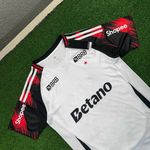 Camisa Flamengo Away 25/26 - Patrocínios - Branca