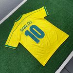 Camisa Retrô Brasil 1998 - Rivaldo #10