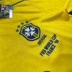 Camisa Retrô Brasil 1998 - Rivaldo #10