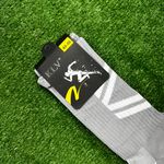 Meia Antiderrapante Esportiva Klv - Cinza