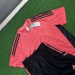 Conjunto Camisa e Short Internacional - 22/23 Rosa/ Preto