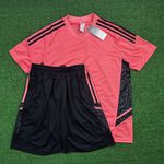 Conjunto Camisa e Short Internacional - 22/23 Rosa/ Preto