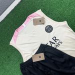 Conjunto Regata e Short Psg 24/25 - Bege/rosa Claro