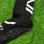 Meia Antiderrapante Esportiva Klv - Preta