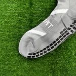 Meia Antiderrapante Esportiva Klv - Cinza