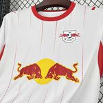 Camisa RB Leipzig Home I – Branca e Vermelha – Torcedor Masculina