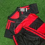 (SHORT PRETO) Conjunto Infantil Flamengo Home 26/27