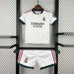 Conjunto Infantil Real Madrid Home I – Branco – Torcedor Infantil
