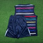 Conjunto Treino Regata e Short FRANÇA 24/25 - Colorido