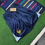 Conjunto Treino Regata e Short FRANÇA 24/25 - Colorido