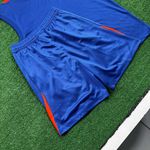 Conjunto Treino Regata E Short Holanda 2024 - Azul/Laranja