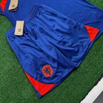 Conjunto Treino Regata E Short Holanda 2024 - Azul/Laranja