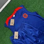 Conjunto Treino Regata E Short Holanda 2024 - Azul/Laranja