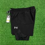Short Under Armour Dry Fit - Masculino - (aquecedor Interno) - Preto - UA03