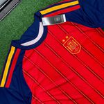 Camisa Espanha Home I 2026 – Vermelha – Copa do Mundo – Torcedor Masculina