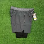Short Under Armour Dry Fit - Masculino - (aquecedor Interno) - CINZA - UA10
