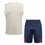 Conjunto Regata de Treino Paris Saint Germain (PSG) 2023 Masculino - Creme