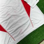 Conjunto Treino Flamengo Agasalho Meio Zíper 23/24 - Branco/vermelho
