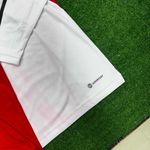 Conjunto Treino Flamengo Agasalho Meio Zíper 23/24 - Branco/vermelho