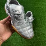 Chuteira Futsal Nike Total 90 III Full Prata/Branco