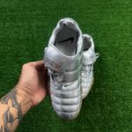 Chuteira Futsal Nike Total 90 III Full Prata/Branco