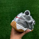 Chuteira Futsal Nike Total 90 III Full Prata/Branco