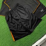 Conjunto Infantil Corinthians Third III 25/26 - Preto e Laranja