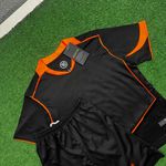 Conjunto Infantil Corinthians Third III 25/26 - Preto e Laranja