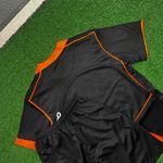 Conjunto Infantil Corinthians Third III 25/26 - Preto e Laranja