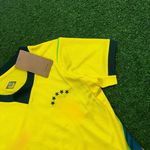 Camisa Brasil Home I 26/27 - Amarela - Feminina