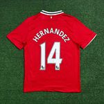 Camisa Retrô Manchester United Home I 11/12 - Hernandez #14 - Vermelha