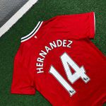 Camisa Retrô Manchester United Home I 11/12 - Hernandez #14 - Vermelha