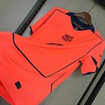 Camisa Barcelona Total 90 - 25/26 - Laranja - Torcedor Masculina
